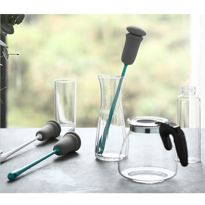 แปรงล้างขวดด้ามยาว ทำความสะอาดแก้วน้ำ แปรงใช้ในครัว แปรงล้างขวดน้ำ แปรงขวด แปรงล้าง แปรงทำความสะอาดขวดน้ำ แปรง