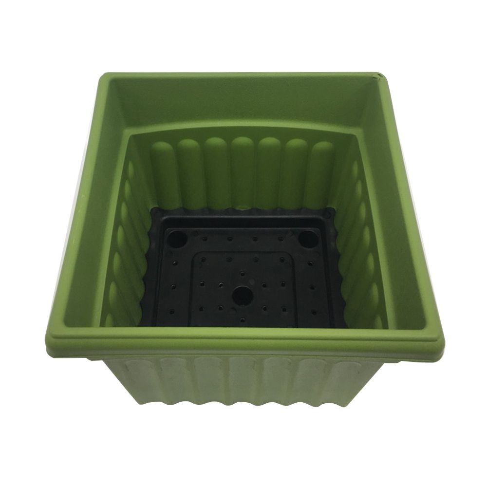 กระถางพลาสติก BABA BI-SQ-200 สี MATCHA PLASTIC POT BABA BI-SQ-200 MATCHA