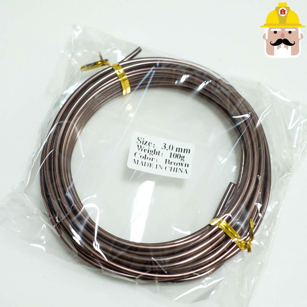 *พร้อมส่ง* ลวดดัดบอนไซ ขนาด100กรัม สีน้ำตาล อุปกรณ์บอนไซ อุปกรณ์ตกแต่งสวน ต้นไม้ฟอกอากาศ ต้นไม้มงคล ลวดบอนไซสีดำ