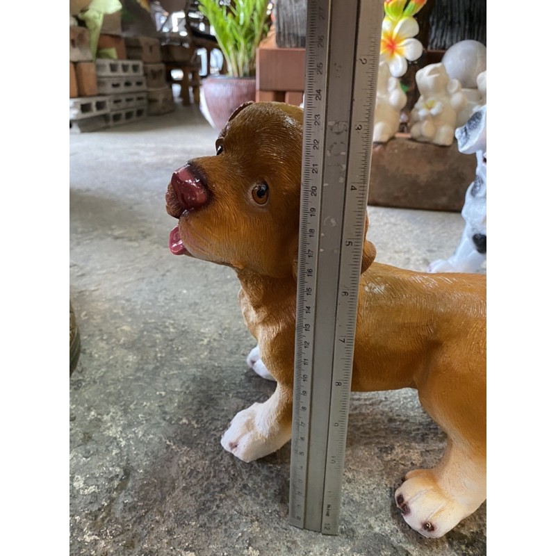 หมาเรซิน หมาตกแต่งสวน ตุ๊กตาแต่งสวน ตุ๊กตาแต่งบ้าน