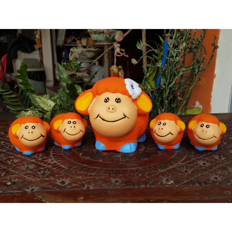 ตุ๊กตา ตุ๊กตาเซรามิคครอบครัววัว ปีนี้ควรมีติดบ้านและสำนักงาน ตกแต่งบ้านและสวน#รับประกันแตกเปลี่ยนใหม่ค่ะ