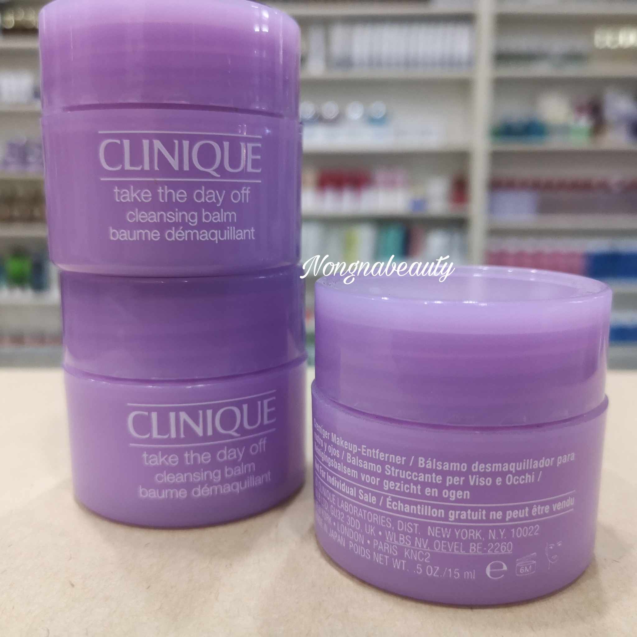 CLINIQUE Take The Day Off Cleansing Balm 15ml (ขนาดทดลอง) บาล์มล้างเครื่องสำอาง