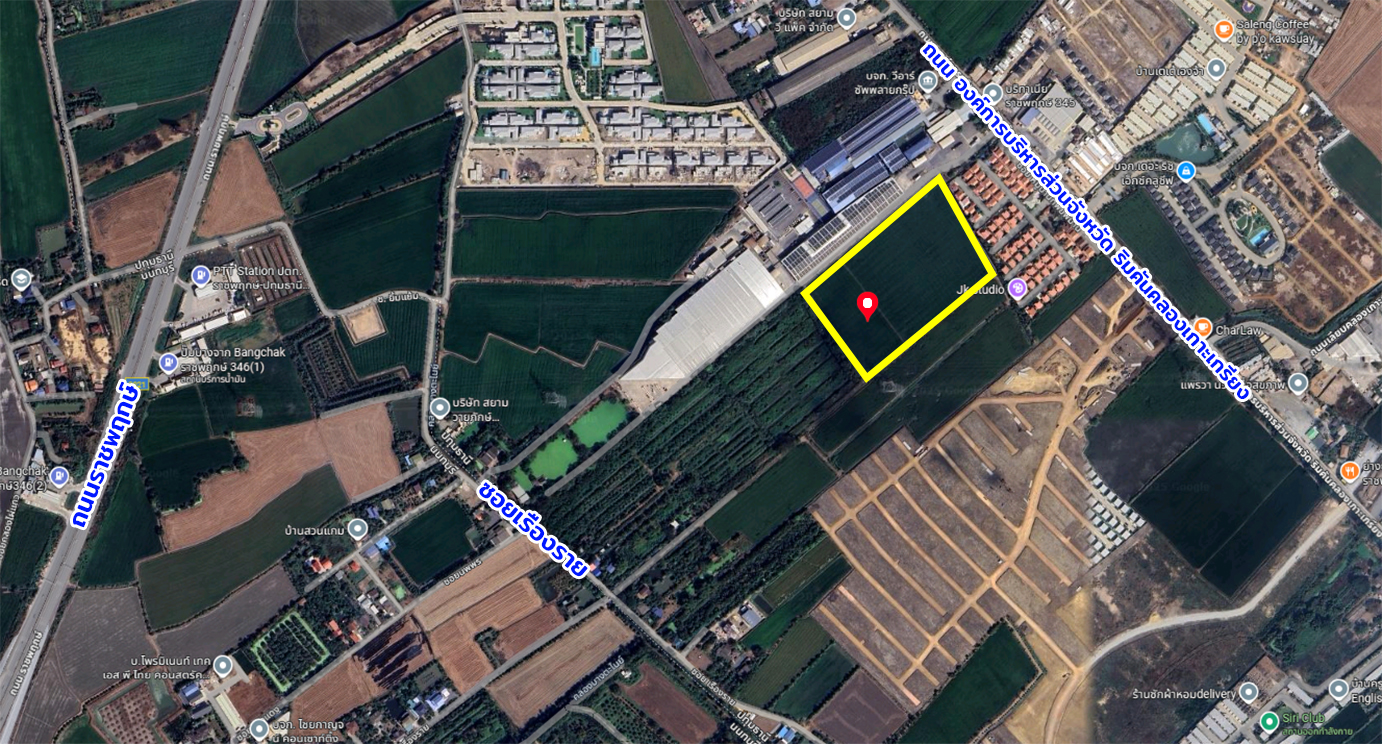 86364 ขายที่ดินเปล่าพื้นใหญ่ บางปรอก เมือง ปทุมธานี