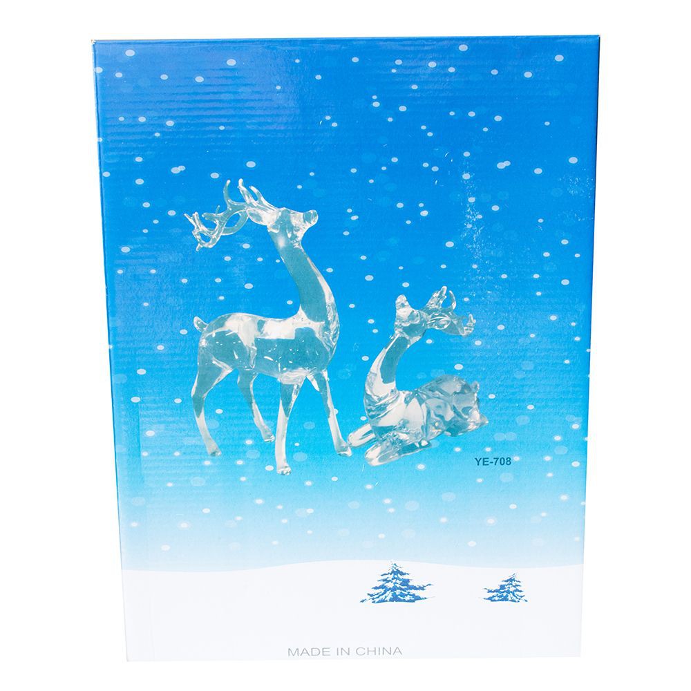 ของตกแต่ง HOME LIVING STYLE กวางคู่ CLEAR สีใส อุปกรณ์ตกแต่งบ้านอื่นๆ