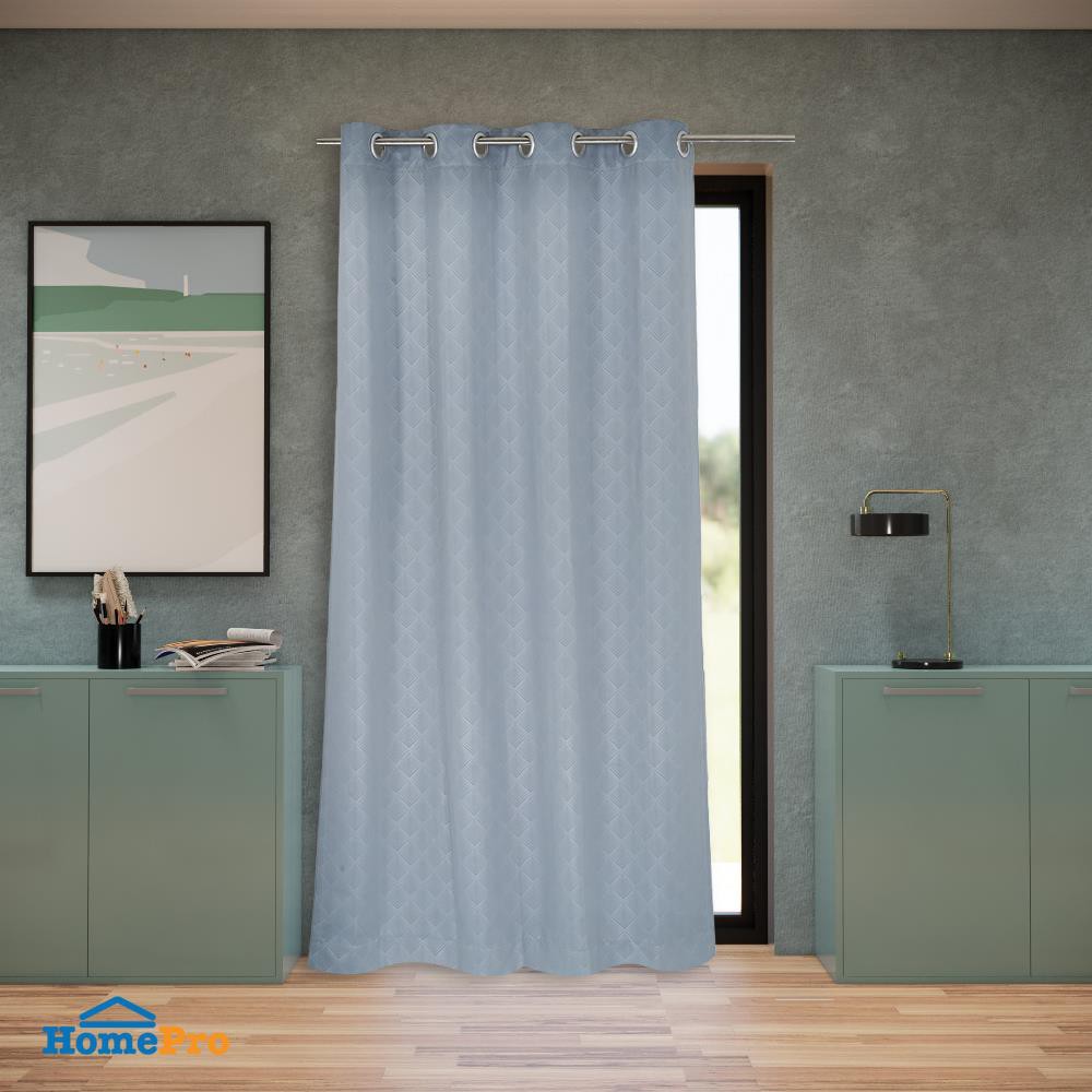 ผ้าม่าน EYELET CHILD FREEDOM STYLE ROCKETA UV 130x220 ซม. สีเทา ผ้าม่านประตู CURTAIN ผ้าม่านและมู่ลี่