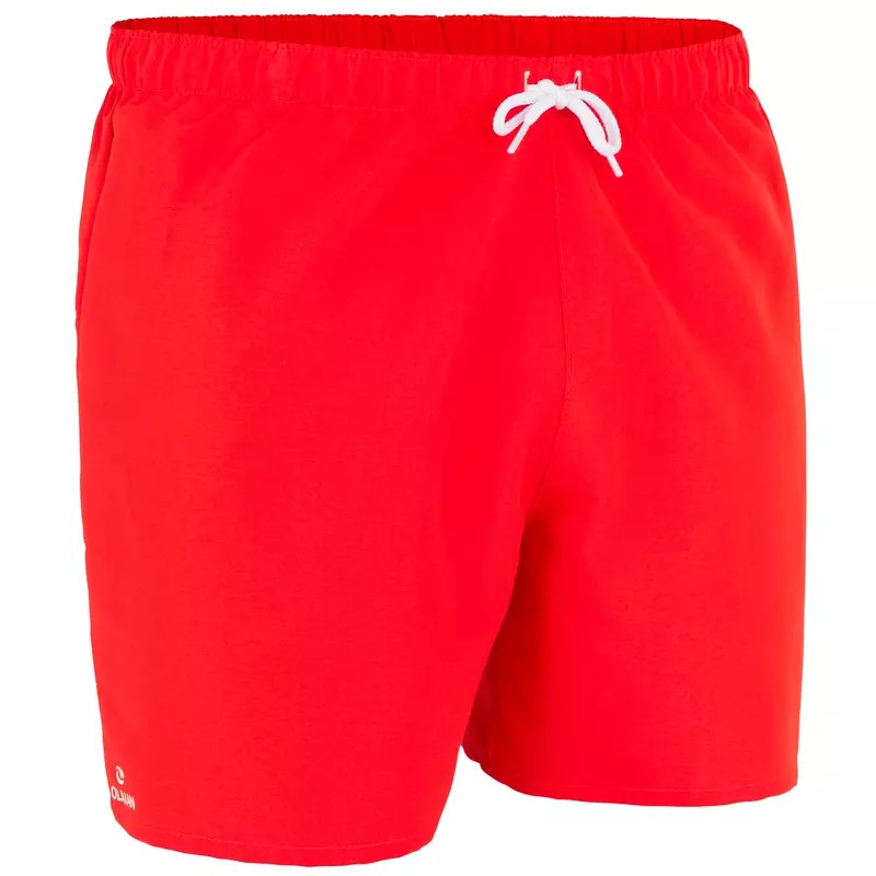 OLAIAN กางเกงชายหาดขาสั้นรุ่น Hendaia (สีแดง NT Red)