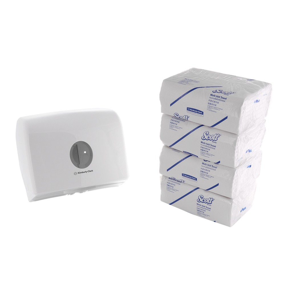 อุปกรณ์ในห้องน้ำ ห้องน้ำ กล่องกระดาษทิชชู่ KIMBERLY 23752 สีขาว TISSUE HOLDER KIMBERLY 23752 WHITE