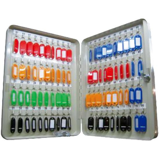 กล่องกุญแจรหัส 57 ดอก BOXES TS0047G สีครีม 24KEY BOXES CREAM COM.LOCK KEY BOX