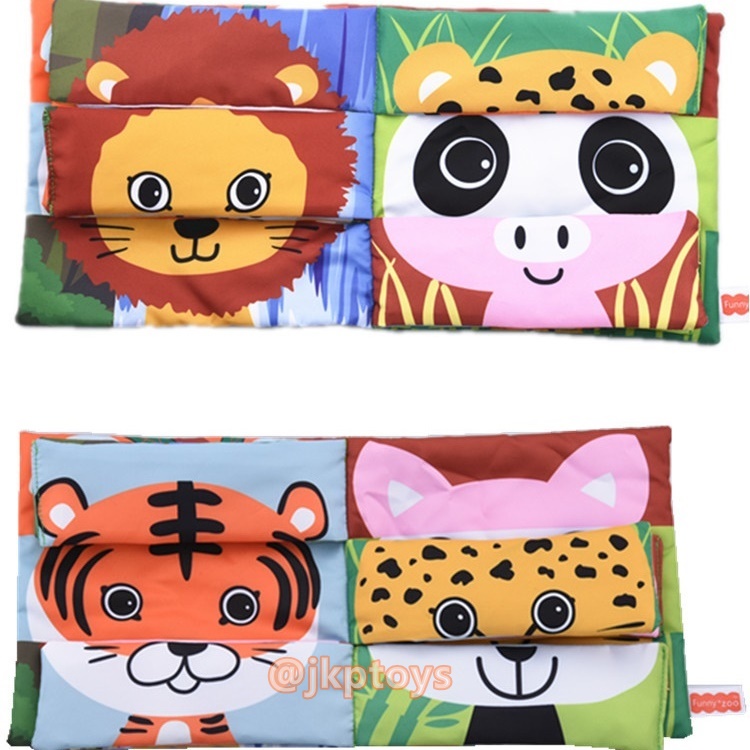 หนังสือผ้า Funny Zoo - Match & Mix