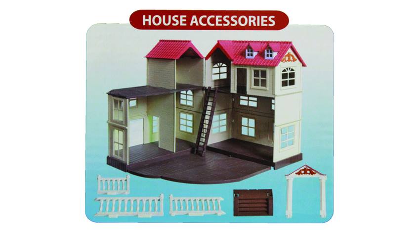 บ้านตุ๊กตากระต่าย 3 ชั้น Happy Family