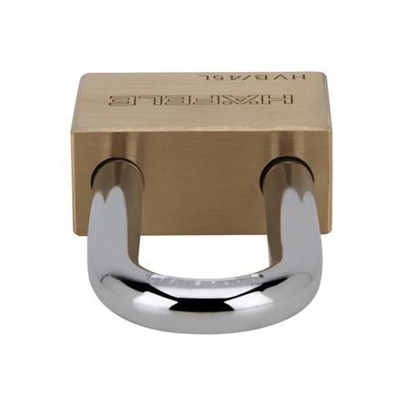 กุญแจลูกปืน HAFELE 482.01.983 45 มม. สีทองเหลือง แข็งแรง ทนทานต่อการงัดแงะ