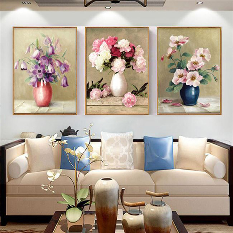 กวางแม่ลูก มงคล ชุดปักครอสติส พิมพ์ลาย ครอสติสจีน งานฝีมือทำที่บ้าน DIY