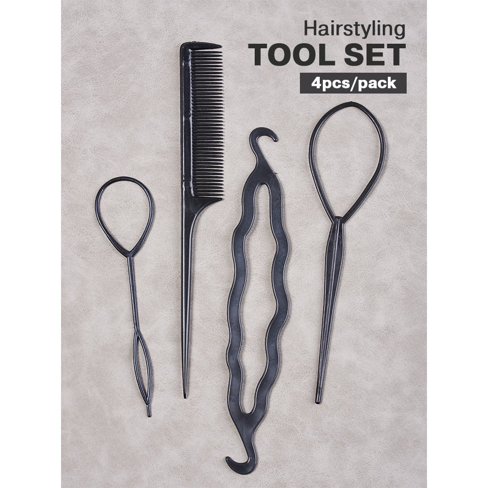 !!สินค้าขายดี!! ชุดอุปกรณ์สำหรับถักและเกล้าผม Hair Styling Tools Set