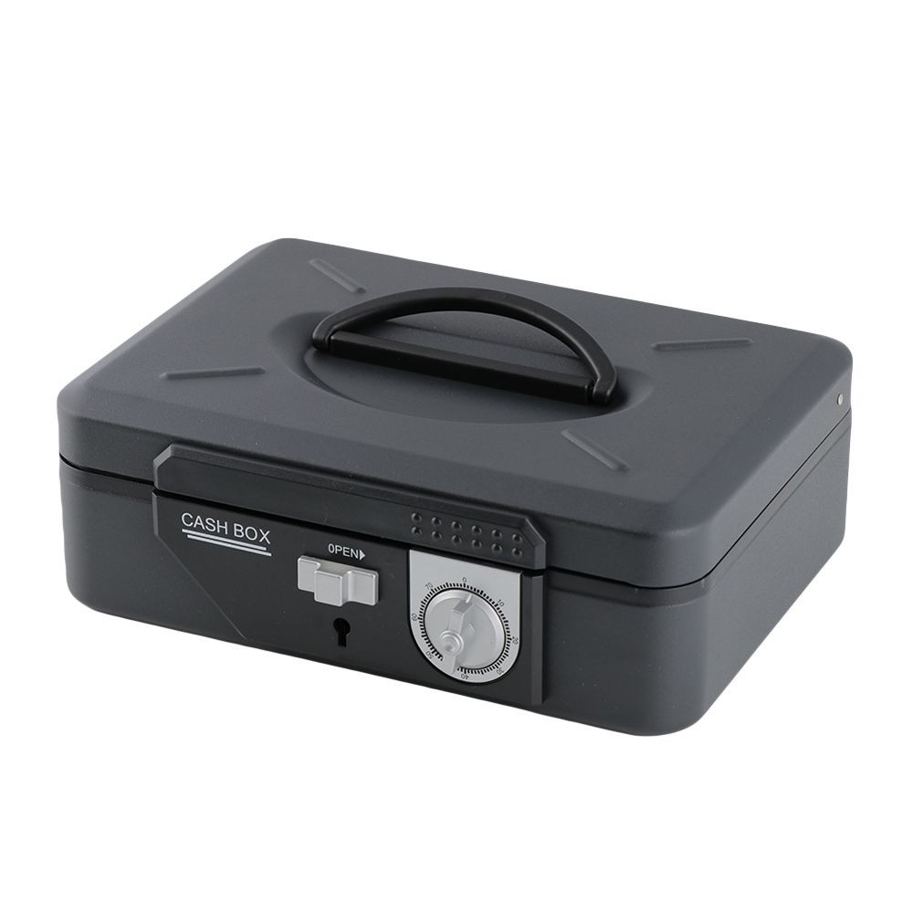 กล่องล็อกอเนกประสงค์รหัส TS1026C 10 นิ้ว สีดำ LOCK BOX COM.LOCK TS1026C 10" BLACK
