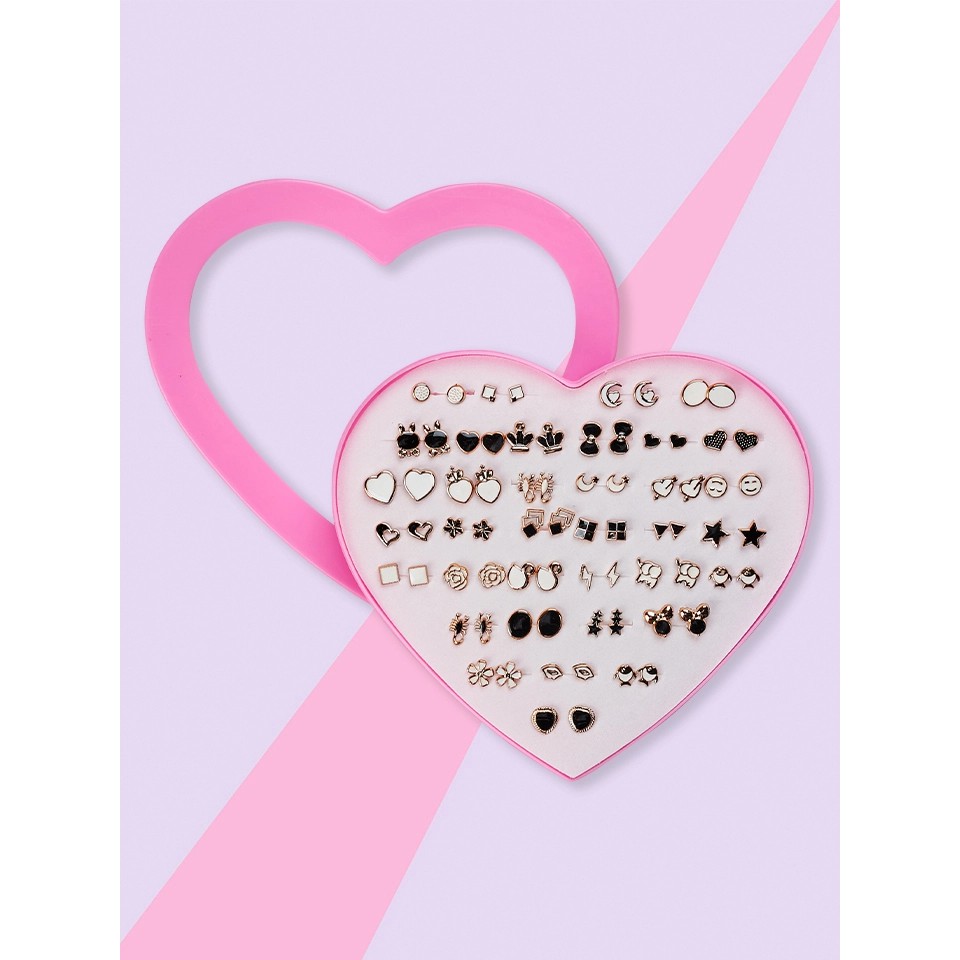 !!สินค้าขายดี!! เซ็ตต่างหูคละแบบ เซ็ตต่างหู ต่างหู ต่างหูแฟชั่น (36 คู่) Earring Set