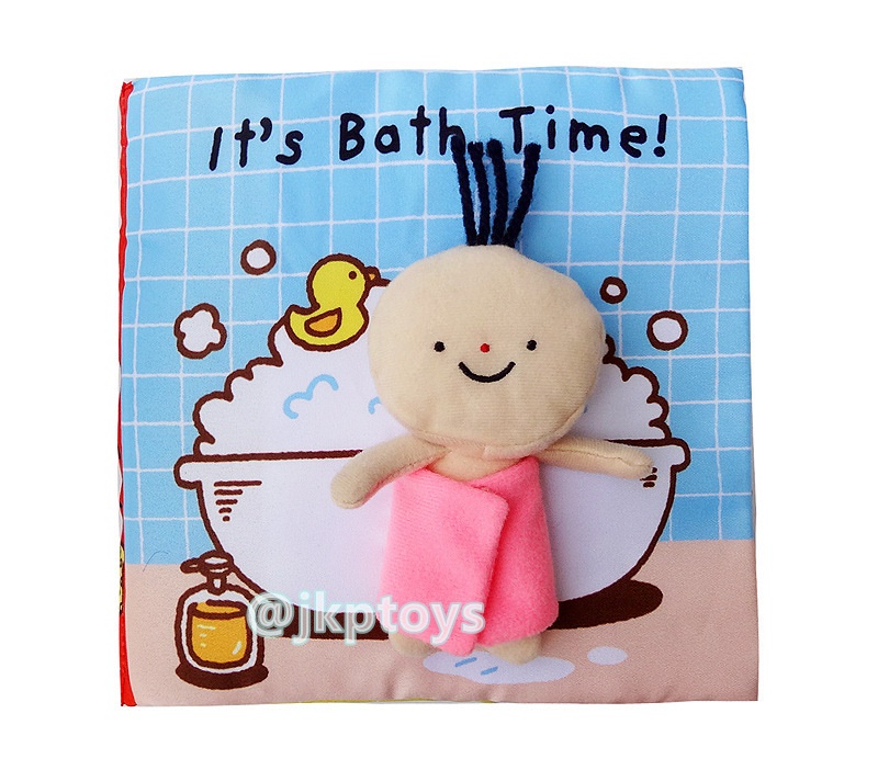 เซตหนังสือผ้าเสริมพัฒนาการ It's Bath Time + It's Potty Time