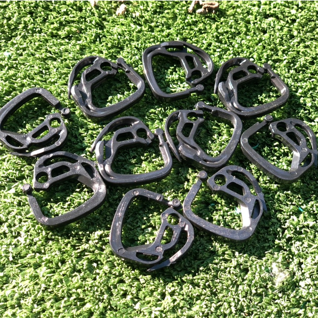 พร้อมส่ง!! อุปกรณ์ตกแต่งสวน ห่วงเกี่ยวตาข่ายบังแสง ตะขอแขวนตาข่าย กิ๊บล๊อคตาข่าย/สแลน ชุดละ 12 ชิ้น พร้อมส่ง!!