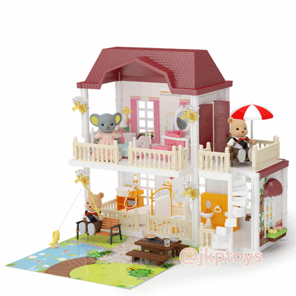 บ้านตุ๊กตา Koala Villa ห้องนอน ห้องน้ำ