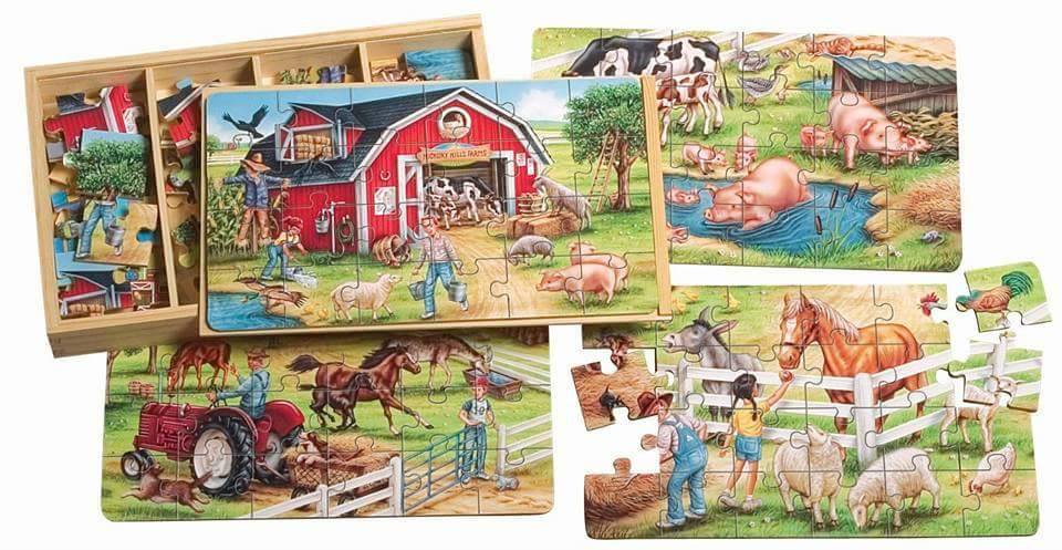 จิ๊กซอว์ไม้เเบรนด์ Shure ลายCountry Farm