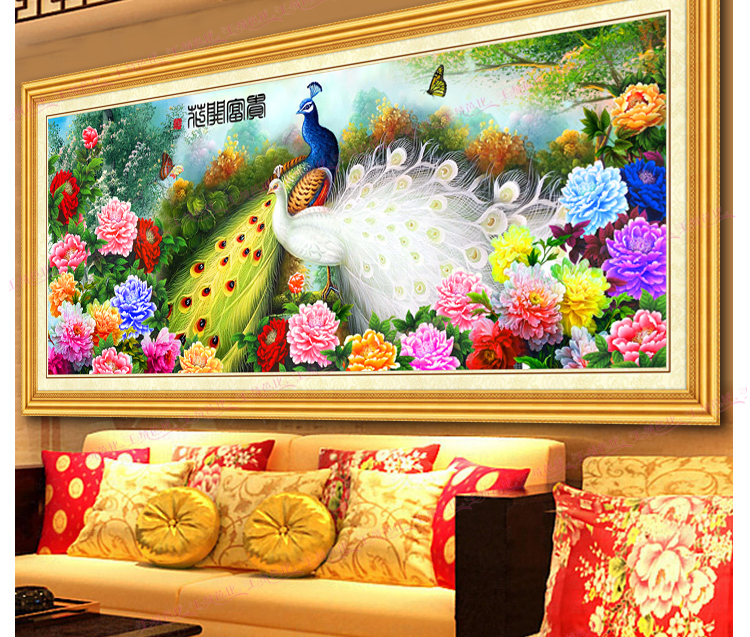 พระแม่ลักษมี เทวีแห่งความมั่งคั่งร่ำรวย และความรักที่บริบูรณ์,พระพิฆเนศ เทพแห่งความสำเร็จ ครอสติสคริสตัล Diamond painting โมเสก ภาพติดเพชร งานฝีมือทำที่บ้าน DIY