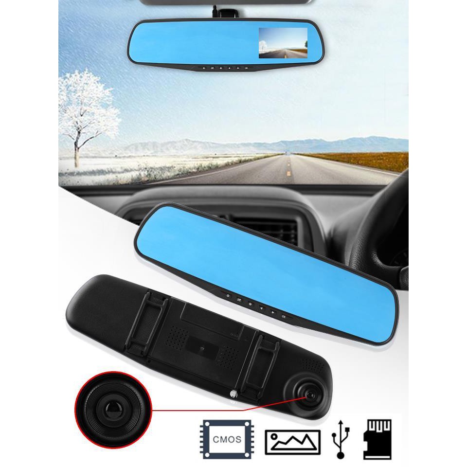 !!สินค้าขายดี!! กระจกมองหลังติดกล้องในรถยนต์ Vehicle Video Recorder