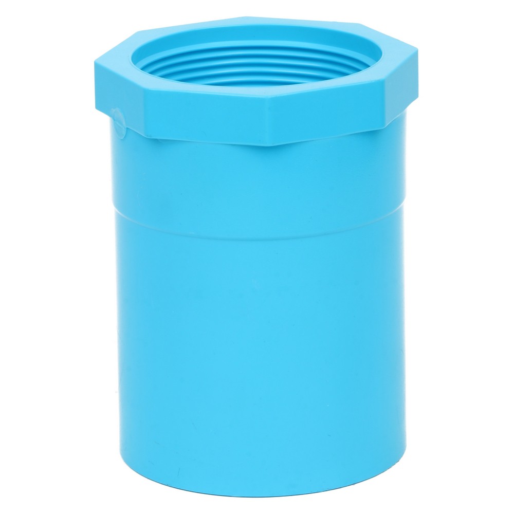 ท่อประปา ข้อต่อ ท่อน้ำ ท่อPVC ข้อต่อตรงเกลียวใน-หนา SCG 2" สีฟ้า FPT STRAIGHT PVC SOCKET SCG 2" LIGHT BLUE