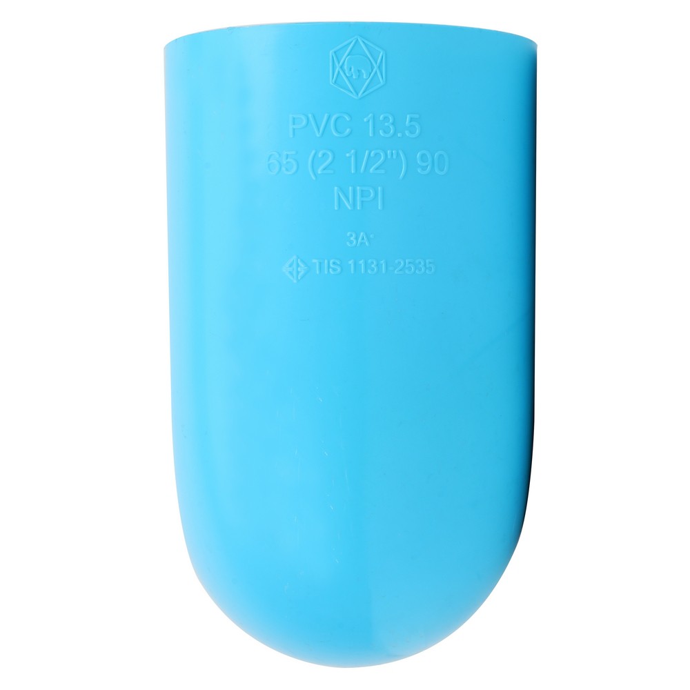 ท่อประปา ข้อต่อ ท่อน้ำ ท่อPVC ข้องอ 90-หนา SCG 2 1/2" สีฟ้า ELBOW 90 PVC SOCKET SCG 2 1/2" LIGHT BLUE