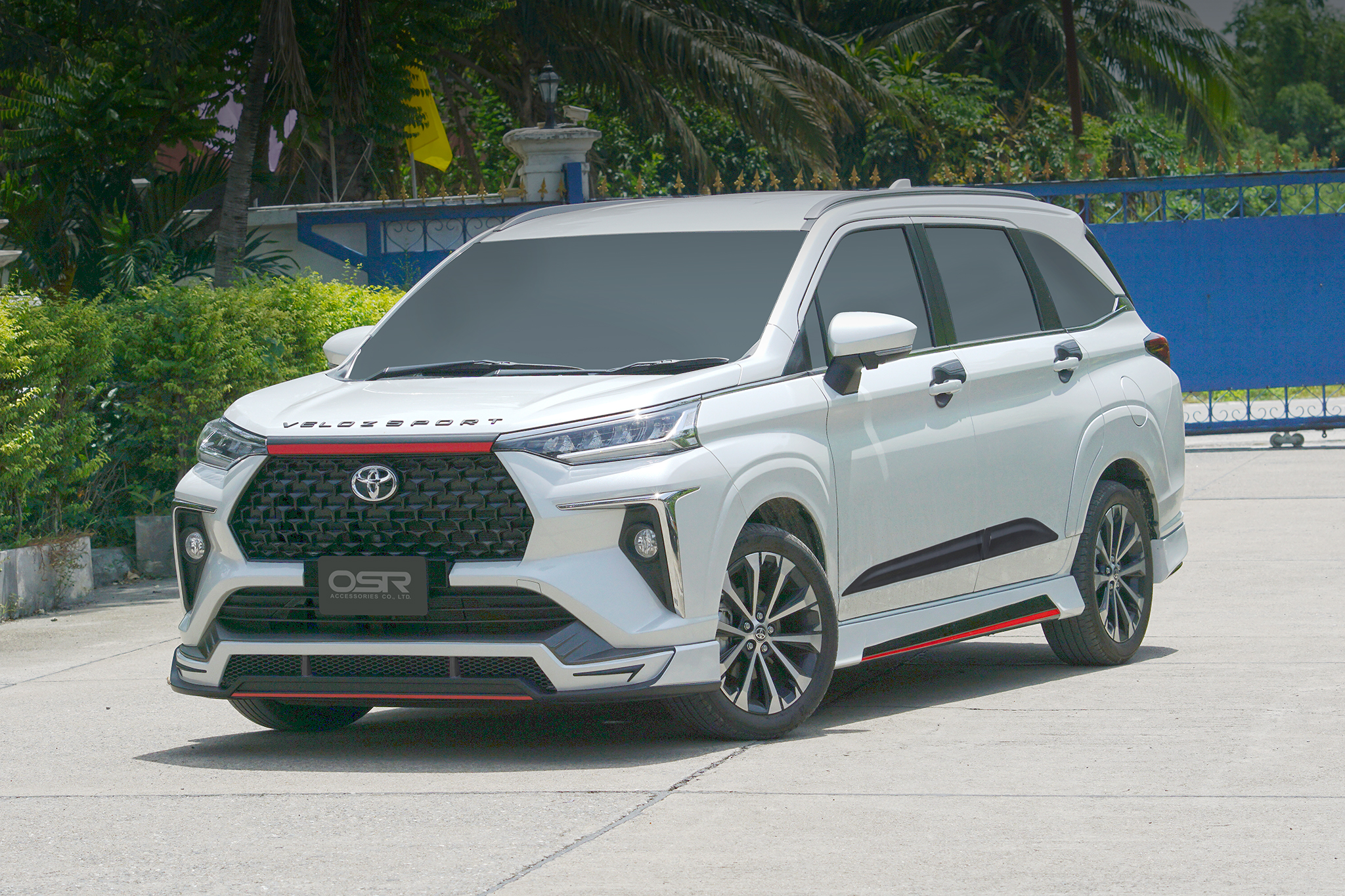 ชุดแต่งรถ-สเกิร์ต-สปอยเลอร์ Toyota Veloz 2022 ทรง SR-Limited