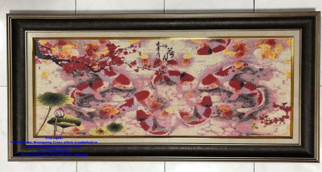 ไก่มงคล ครอสติสคริสตัล Diamond painting โมเสก ภาพติดเพชร งานฝีมือทำที่บ้าน DIY