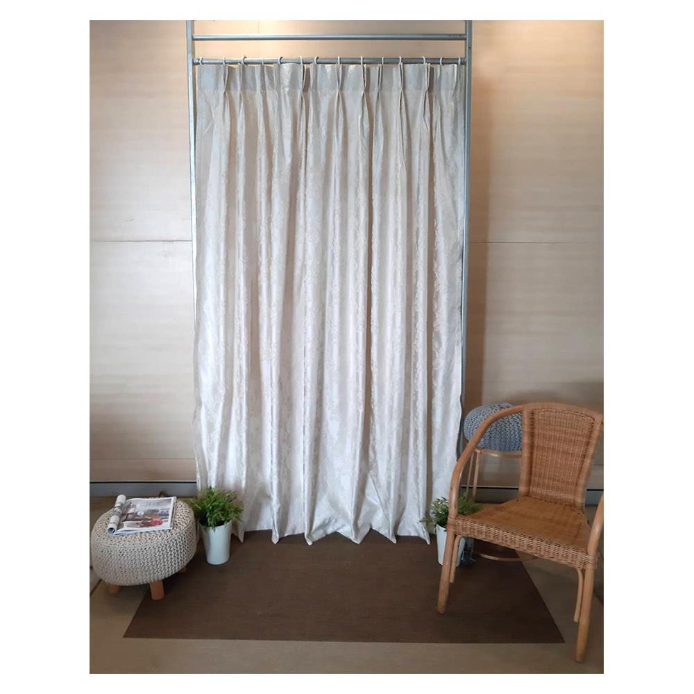 ผ้าม่านจีบ CHILD FREEDOM STYLE SERENA 140X220 ซม. สีครีม ผ้าม่านประตู CURTAIN ผ้าม่านและมู่ลี่