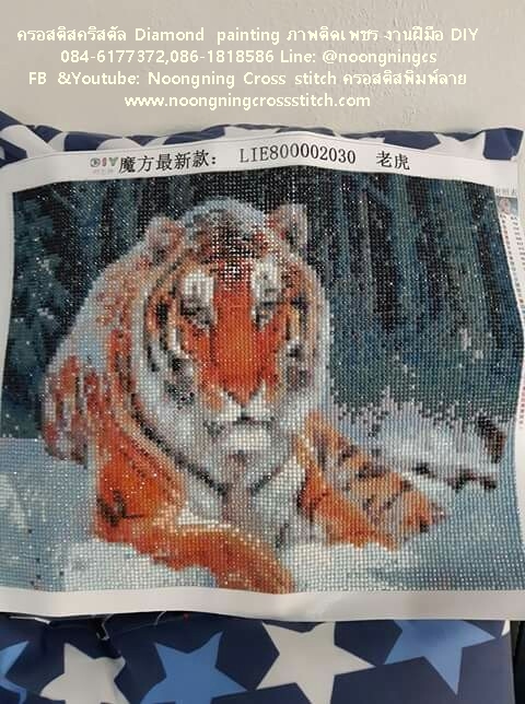 สะพาน ครอสติสคริสตัล Diamond painting โมเสก ภาพติดเพชร งานฝีมือ DIY