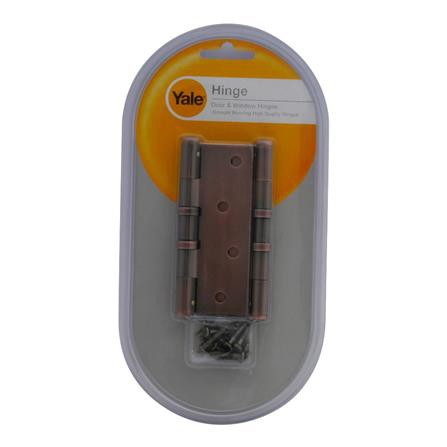 บานพับ 4 นิ้วX3 นิ้ว YALE HI-AC43SBL AC P2 แข็งแรง ทนทานต่อการใช้งาน