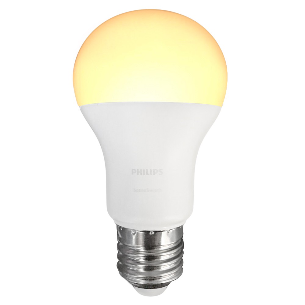 หลอด LED PHILIPS SCENESWITCH E27 8วัตต์ สีเหลือง/ขาว หลอดไฟภายในบ้านเอนกประสงค์