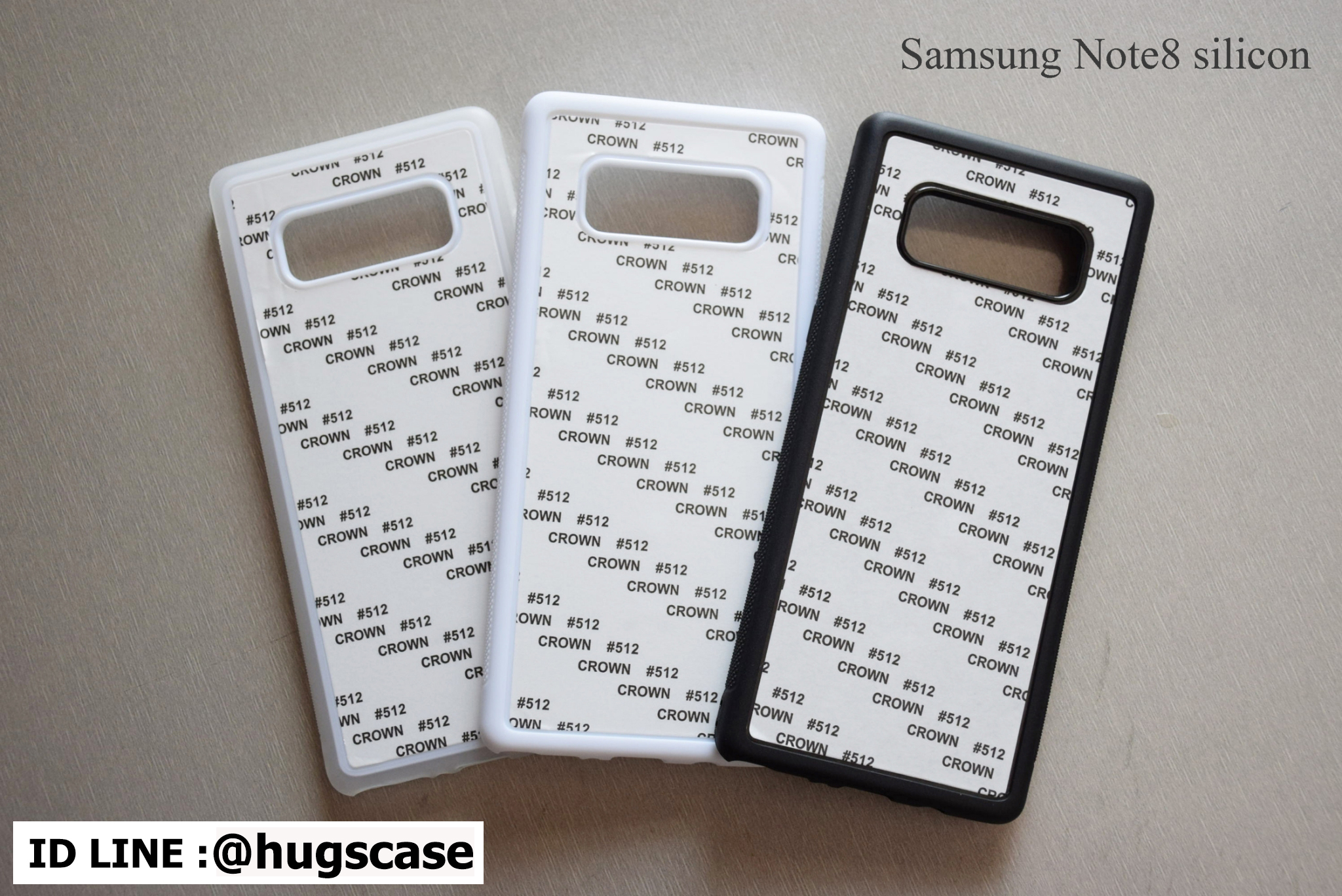 เคสแปะหลัง Note 8 แบบซิลิโคน (silicon)