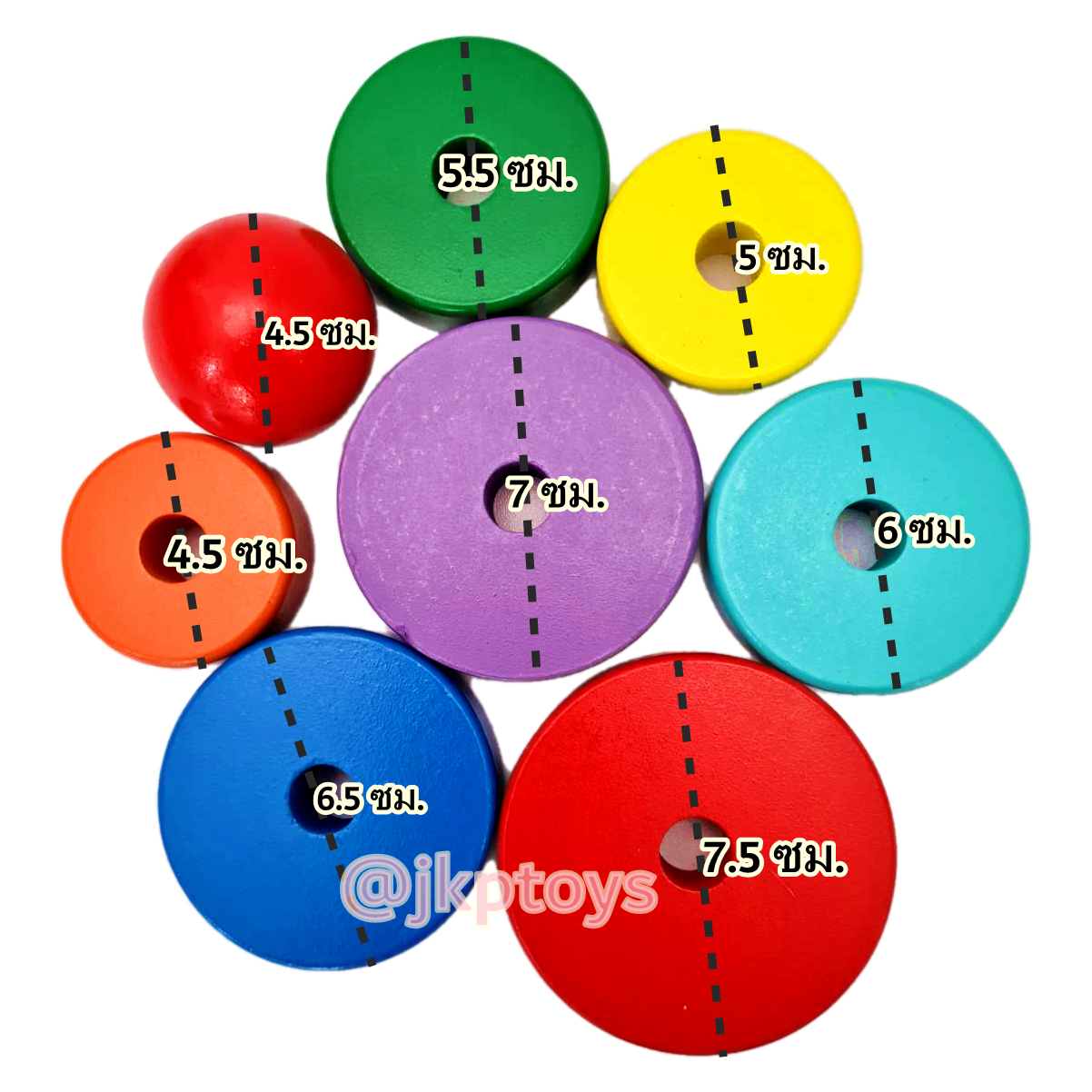 ห่วงไม้สวมหลัก