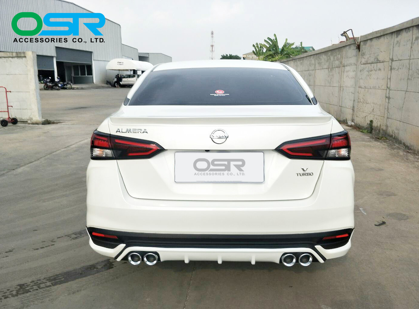 ชุดแต่งรถ สเกิร์ต-สปอยเลอร์ All New Almera 2020 Turbo ทรง SR-Limited By OSR