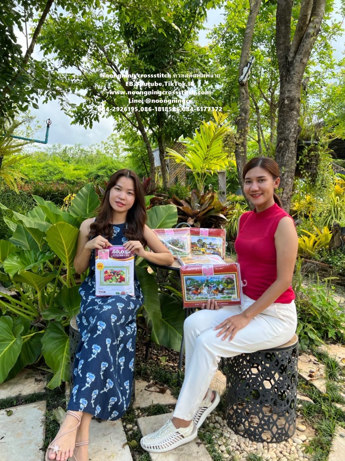 แจกันดอกทานตะวัน ชุดปักครอสติช พิมพ์ลาย ครอสติสจีน งานฝีมือ DIY