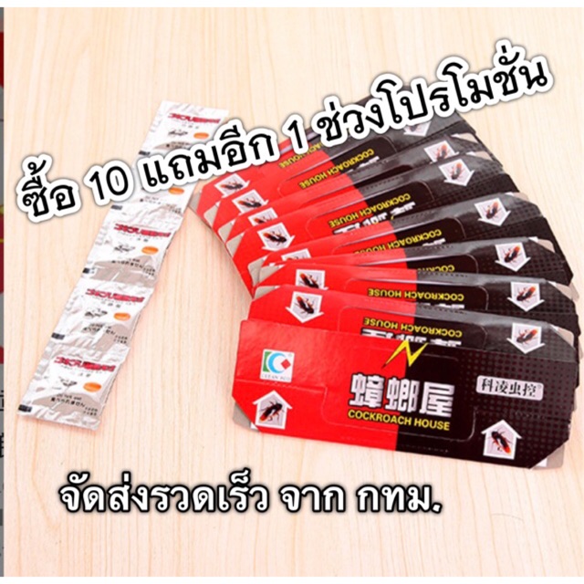 บ้านแมลงสาบ ดักแมลงสาบ ดักจิ้งจก หลังละ13บาท 10แถม1 สะอาด ปลอดภัย