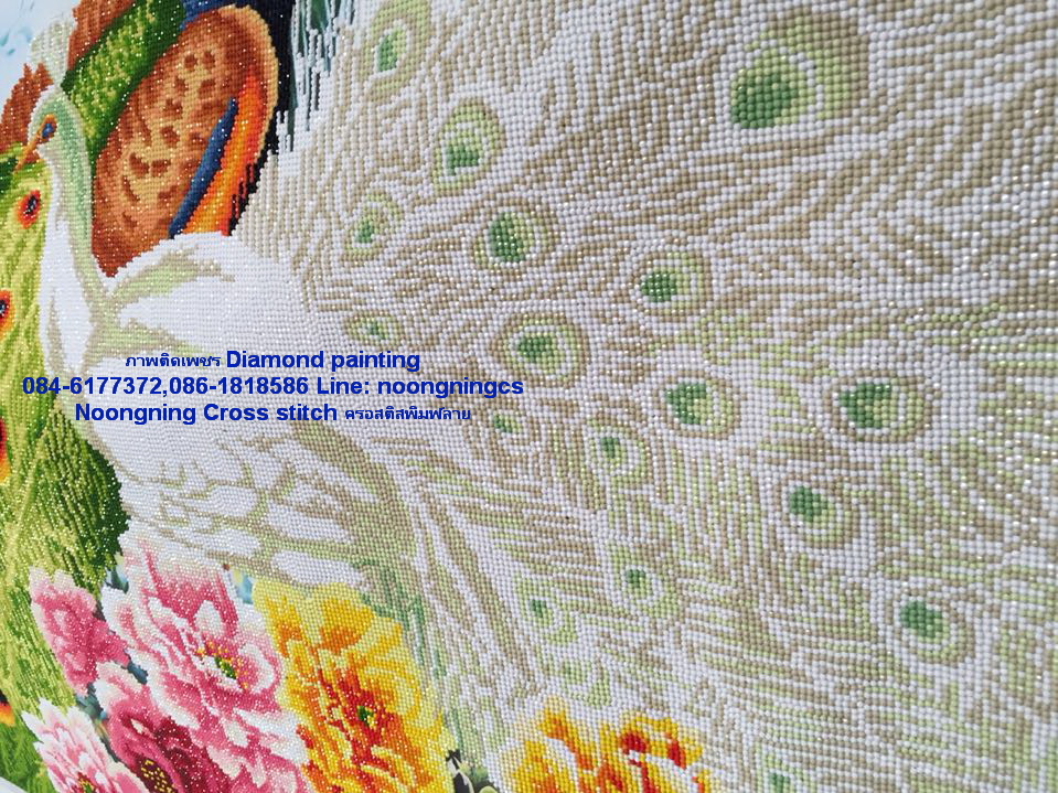 ภาพติดเพชร ครอสติสคริสตัล Diamond painting โมเสก ภาพติดเพชร งานฝีมือทำที่บ้าน DIY