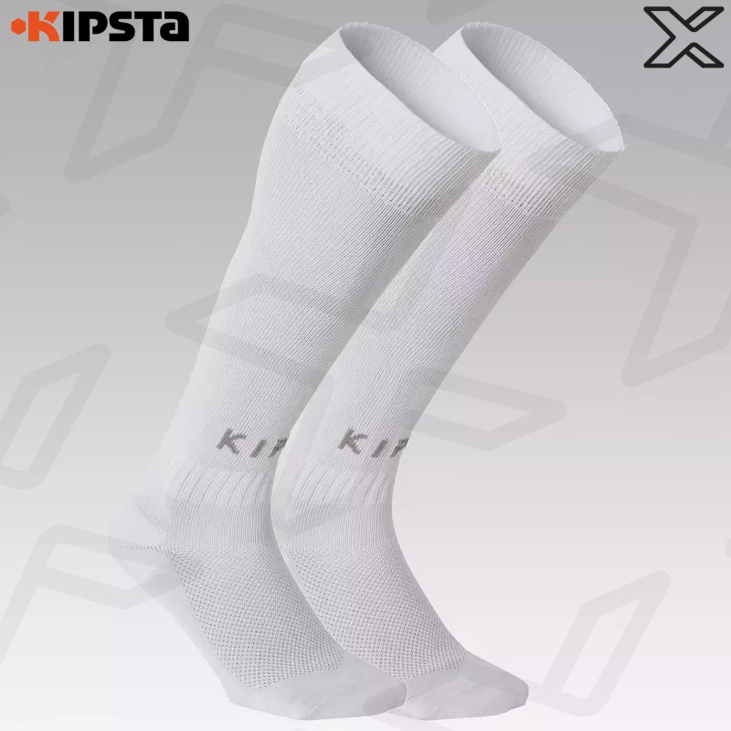 KIPSTA ถุงเท้าฟุตบอลสำหรับผู้ใหญ่รุ่น F100 (สีขาว)
