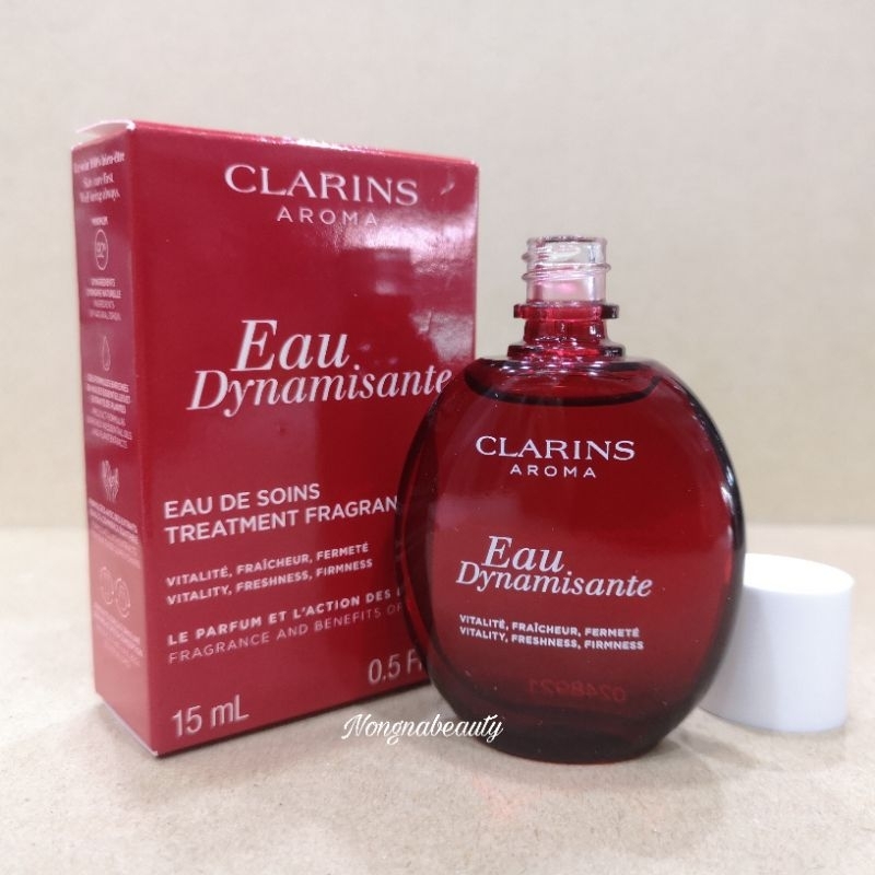 CLARINS Eau Dynamisante 15ml.(ขนาดทดลอง) น้ำหอมที่กลิ่นหอมสดใส คลายความตึงเครียดของร่างกายและจิตใจ