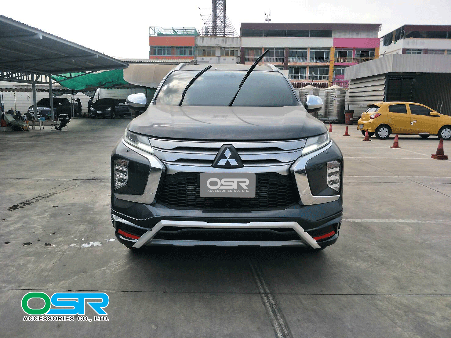 ชุดแต่งรถ-สเกิร์ต-อุปกรณ์แต่งรถ New Mitsubishi Pajero Sport 2020 ทรง AT By OSR