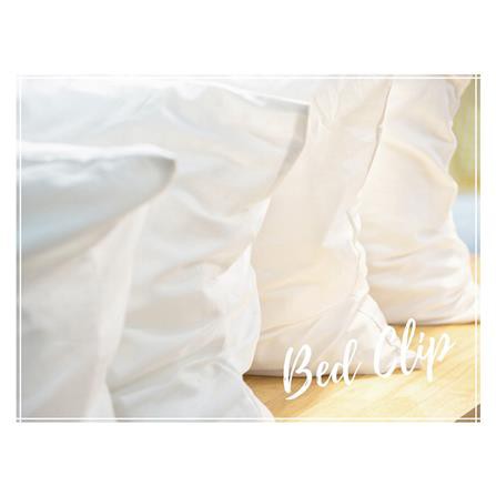 ปลอกหมอนหนุน BED CLIP STANDARD สีขาว แพ็ก 2 ชิ้น ผ้าละเอียดนุ่มลื่น คืนตัวได้ดี