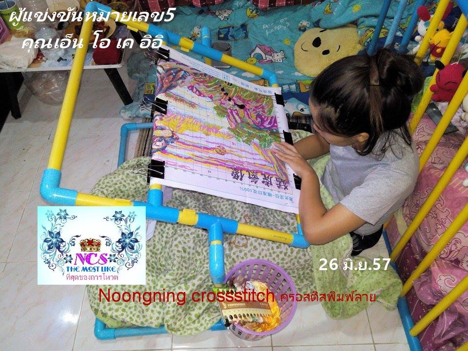 อินทรีสีทอง ชุดปักครอสติช พิมพ์ลาย ครอสติสจีน งานฝีมือ DIY