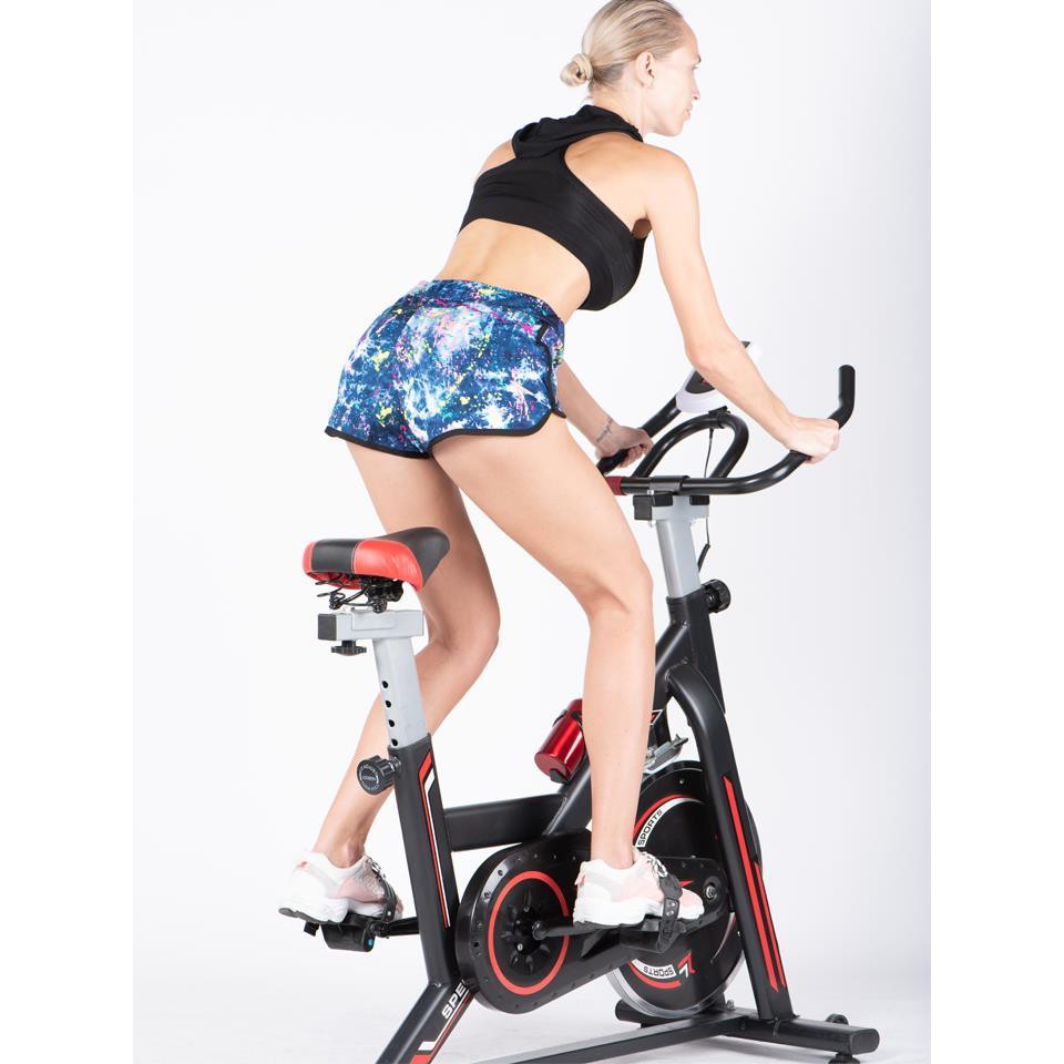 !!สินค้าขายดี!! จักรยานฟิตเนส จักรยานไฟฟ้าออกกำลังกาย จักรยานออกกำลังกาย Electronic Spinbike