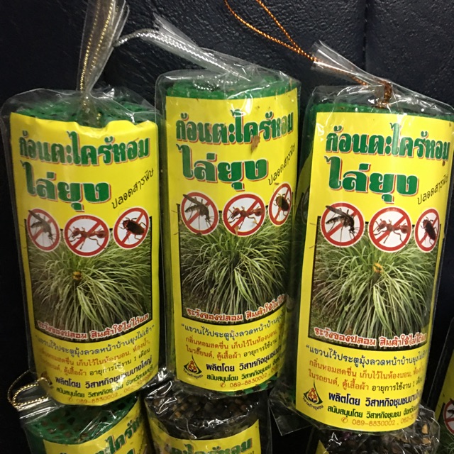 ก้อนตะไคร้ไล่ยุง (พร้อมส่งและราคาถูก) สมุนไพร 💯% ตะไคร้หอมไล่ยุง ไล่ยุง