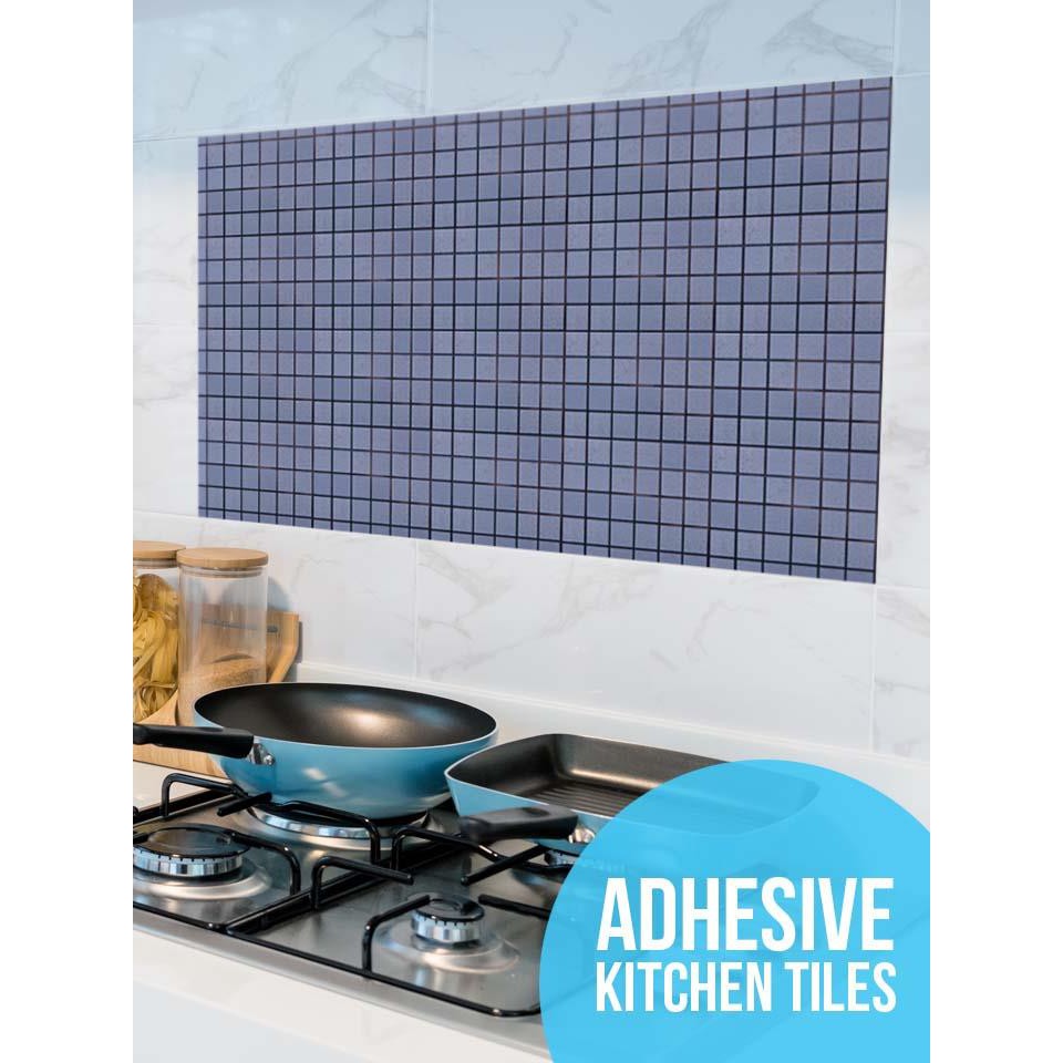 !!สินค้าขายดี!! สติ๊กเกอร์ติดผนังลายกระเบื้อง Adhesive kitchen tiles