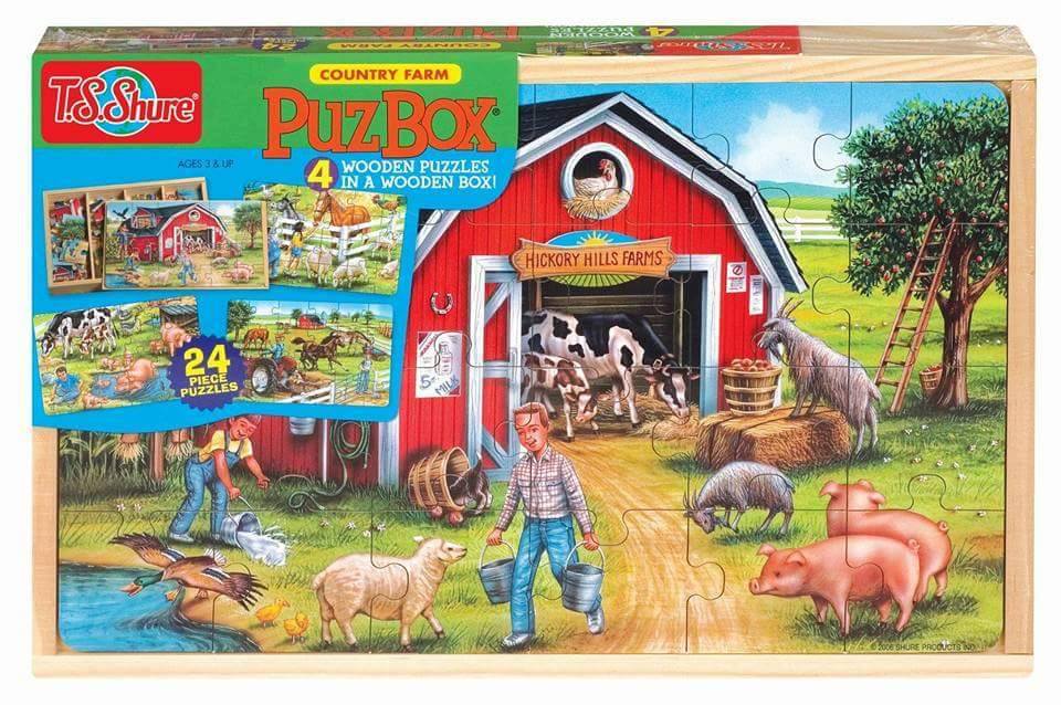 จิ๊กซอว์ไม้เเบรนด์ Shure ลายCountry Farm