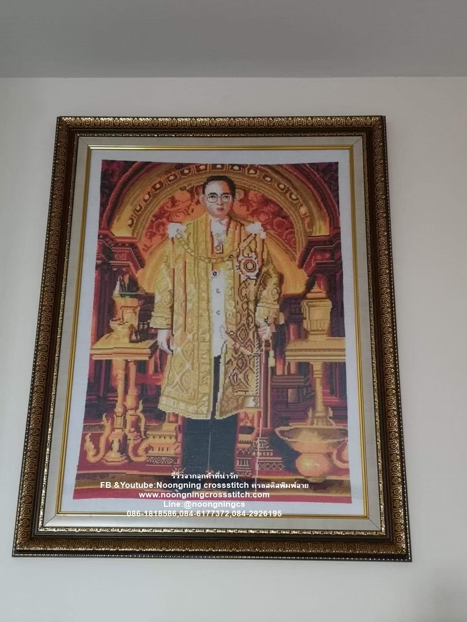 แมวน้อย VSเสือขาว ครอสติสคริสตัล Diamond painting โมเสก ภาพติดเพชร งานฝีมือทำที่บ้าน DIY