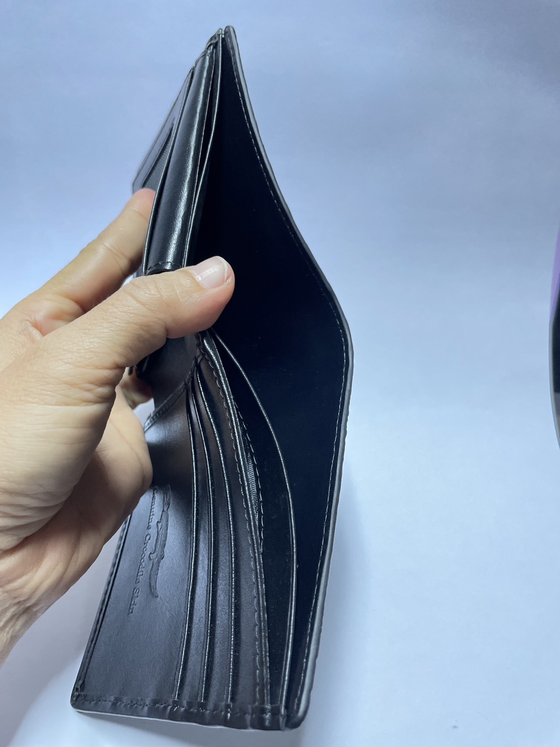 กระเป๋าหนังจระเข้แท้ (กระดูกหาง)